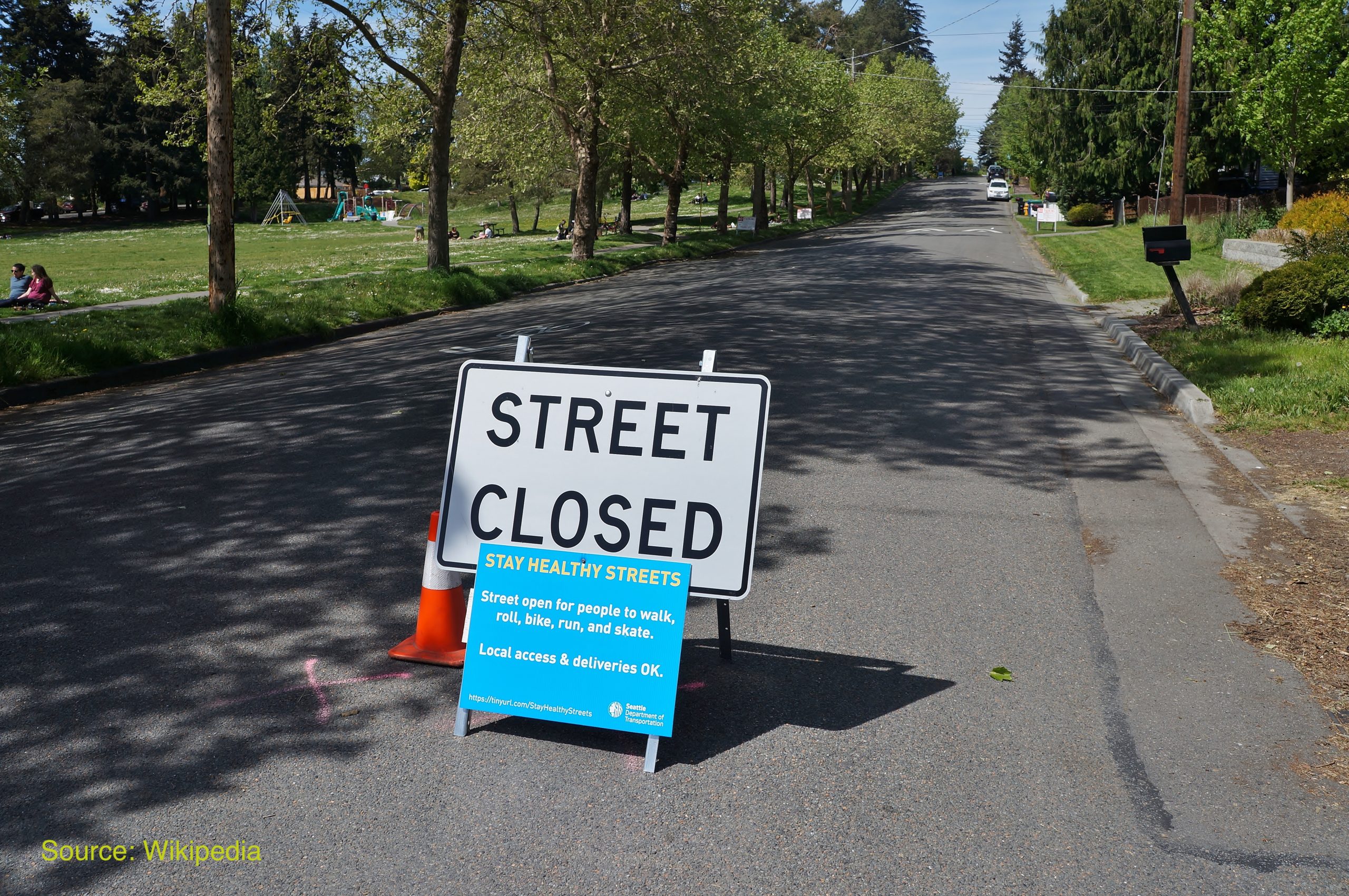 Street Closure Sign from Seattle